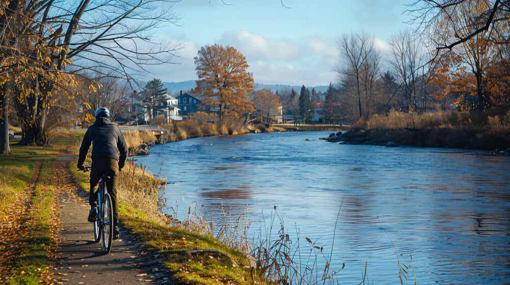 Scenic Ride Along the Boise River Path