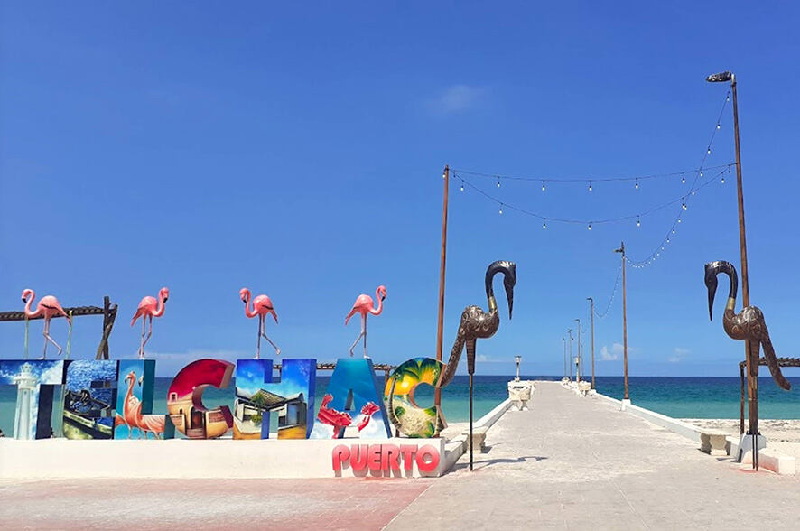 Telchac Puerto Beach