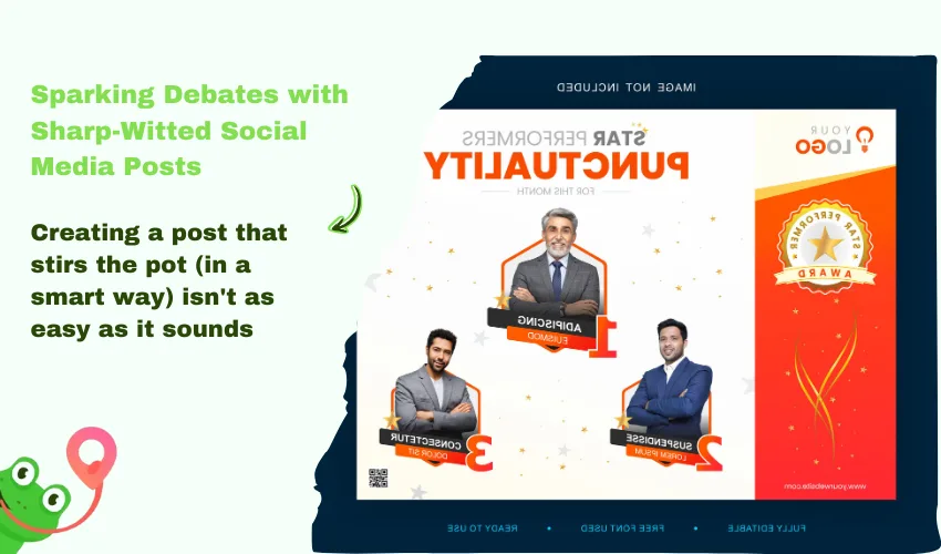 Sparking Debates with Sharp-Witted Social Media Posts