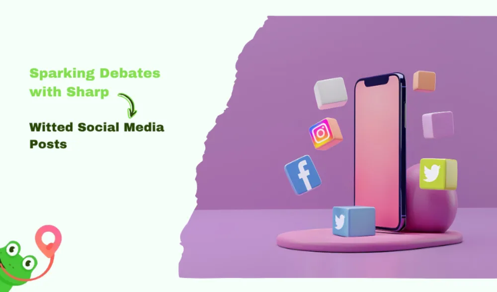 Sparking Debates with Sharp-Witted Social Media Posts